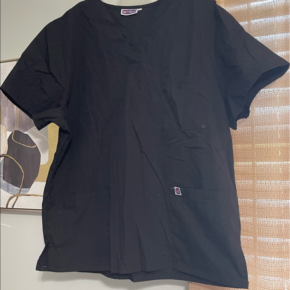 Black Scrub Top